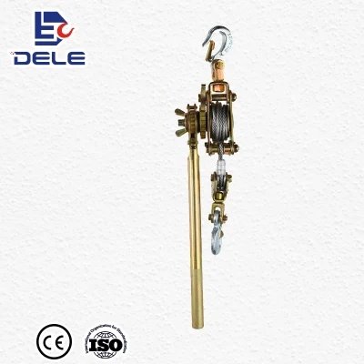 HOT SALE LEVER HOIST 2ton Hand Ratchet Puller Cable Power Puller LIFTING MACHINE AND WIRE ROPE HAND WINCH