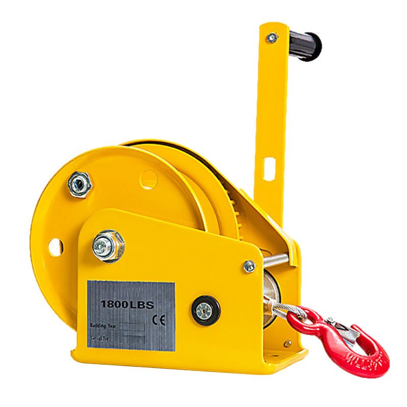 Customized boat trailer hand winch 1200/1800/2600lbs brake manual hand winch