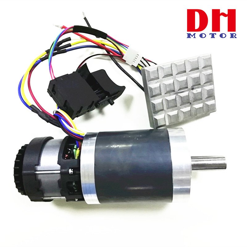 57mm BLDC Gear Motor For Electric Winch Handle Ewincher