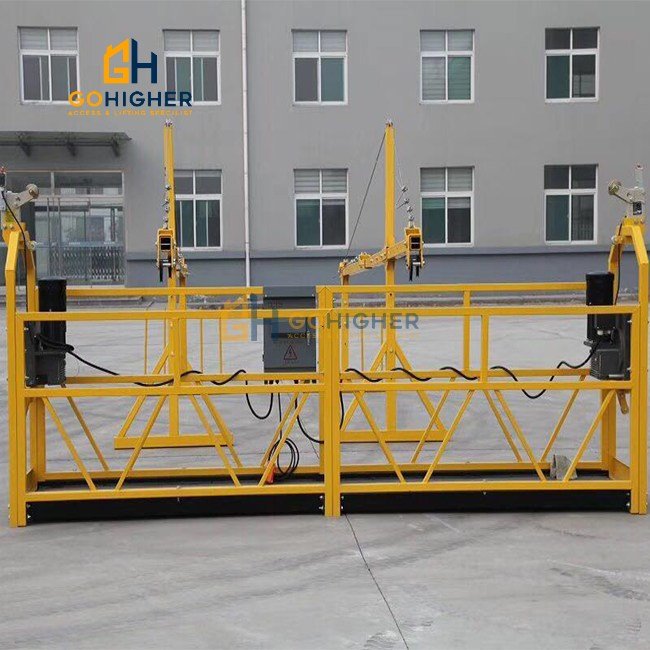 professional skyscraper window cleaning winch machine suspended platform