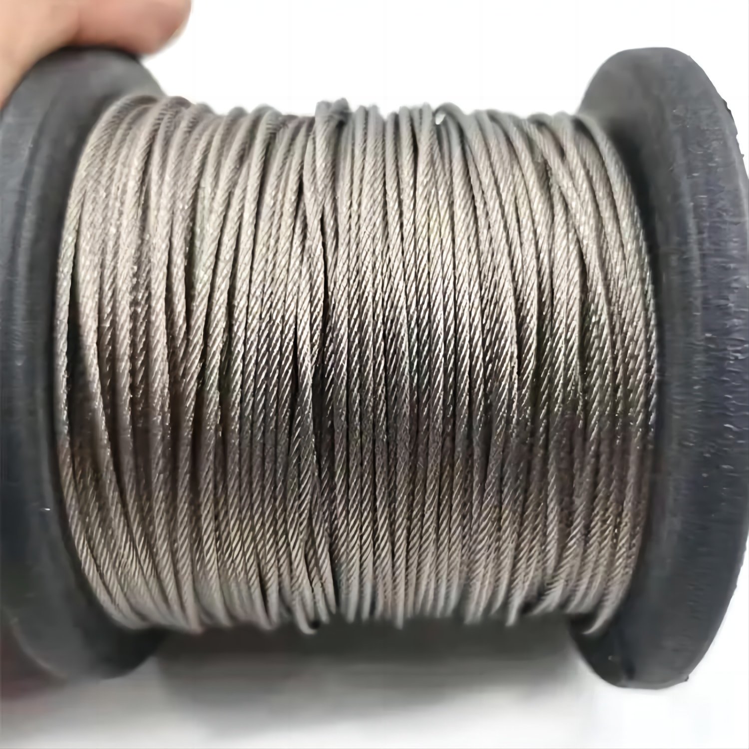 7x19 Strand Aircraft Cable Steel Winch Rope 1/8 Inch Galvanized High Carbon Steel Wire Low Price Cutting Welding