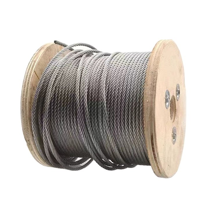 7x19 Strand Aircraft Cable Steel Winch Rope 1/8 Inch Galvanized High Carbon Steel Wire Low Price Cutting Welding