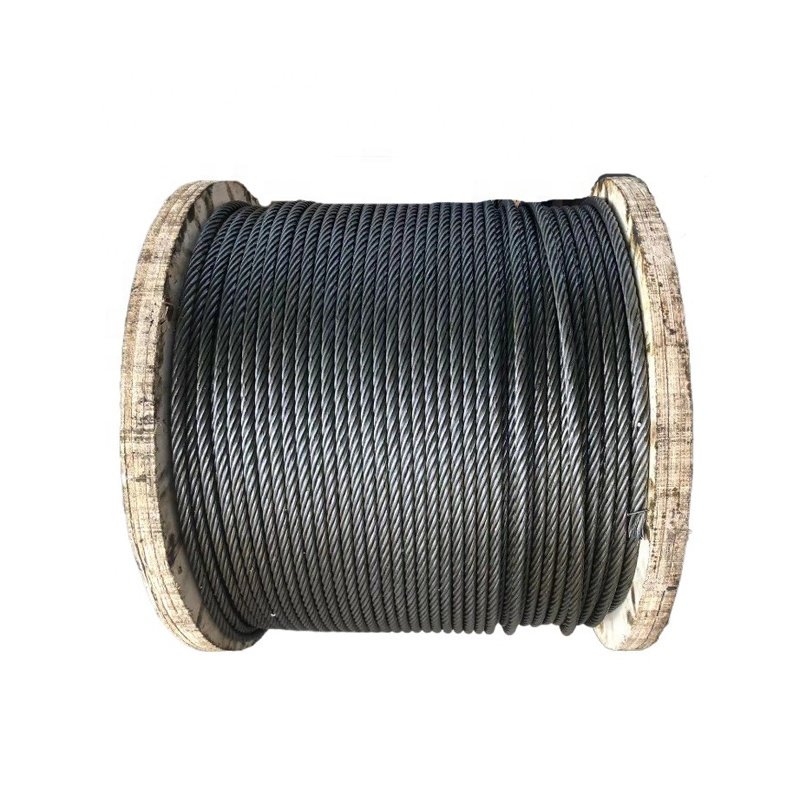 7x19 Strand Aircraft Cable Steel Winch Rope 1/8 Inch Galvanized High Carbon Steel Wire Low Price Cutting Welding