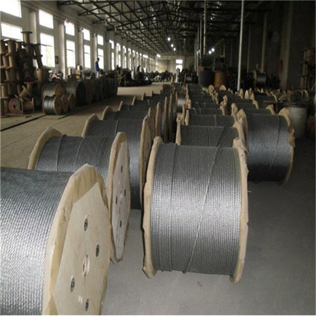 7x19 Strand Aircraft Cable Steel Winch Rope 1/8 Inch Galvanized High Carbon Steel Wire Low Price Cutting Welding