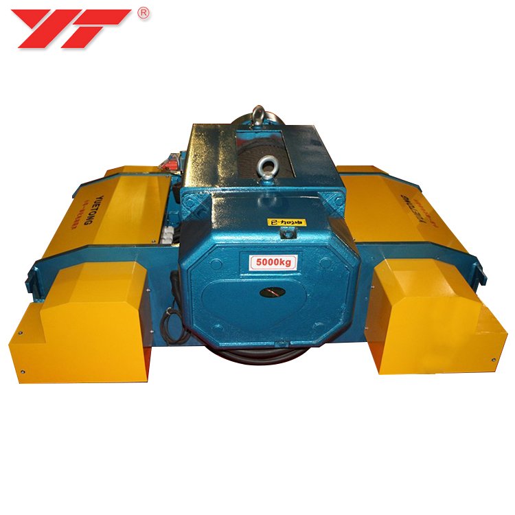 China Manufacturers double girder trolley electric hoist sungdo, 15-feet lift electric hoist winch triphase 5t