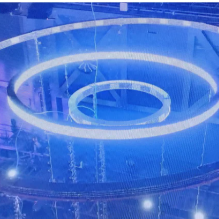 100KG 200KG 400KG Helicopter led lifting display pixel light night club lifting ring led circle