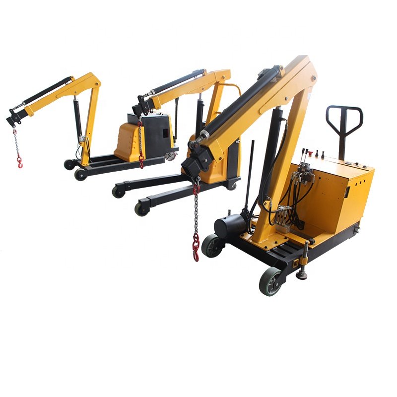 Mini Electric Winch 12000Lbs Crane Hydraulic Lift Hoist Portable Jib Crane Used For Workshop
