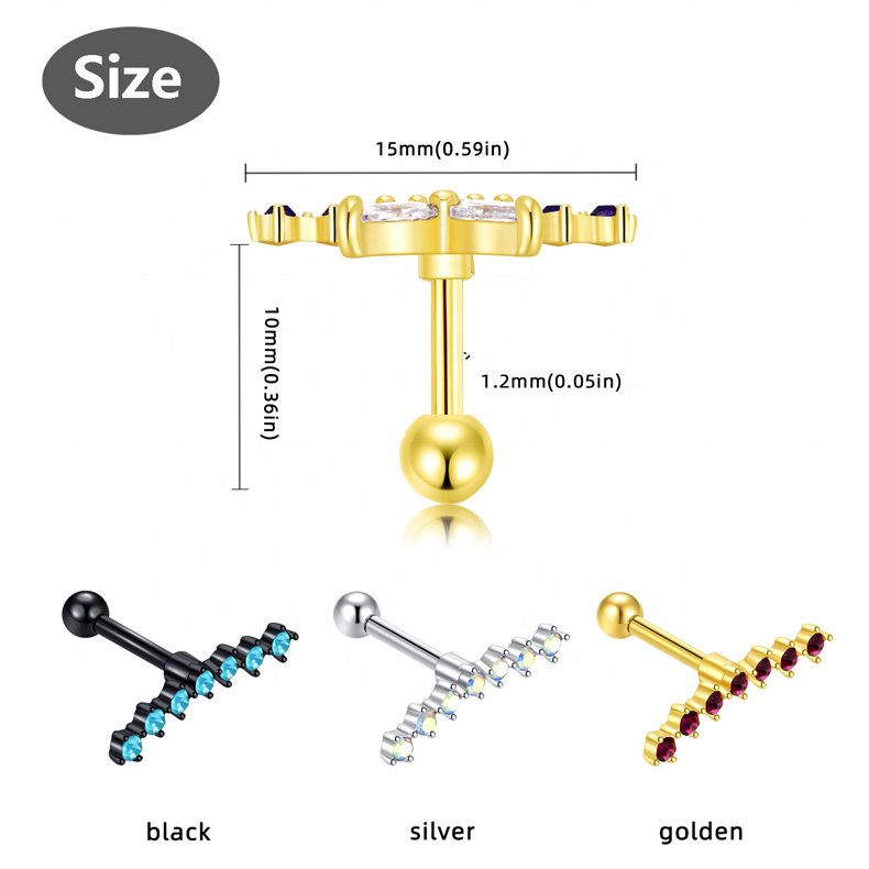 zirconia zircon cute filled 18k gold plated feather enamel african teacher heart titanium bridal fine jewelry earrings men