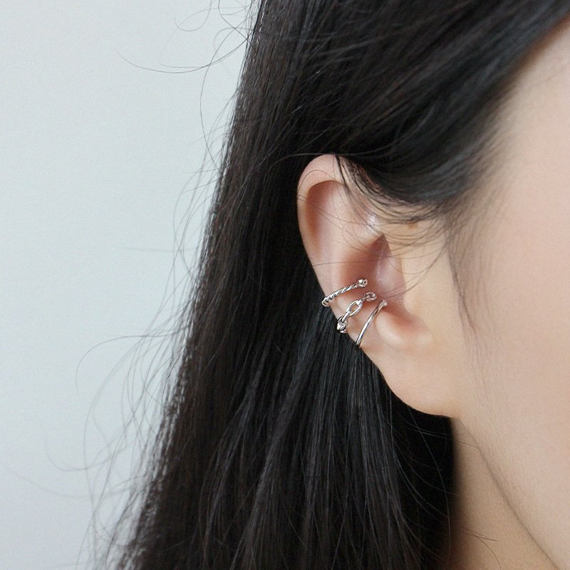wholesale earrings mixed ear cuff clip sterling silver gold plated ear cuff earrings 925 minimalist