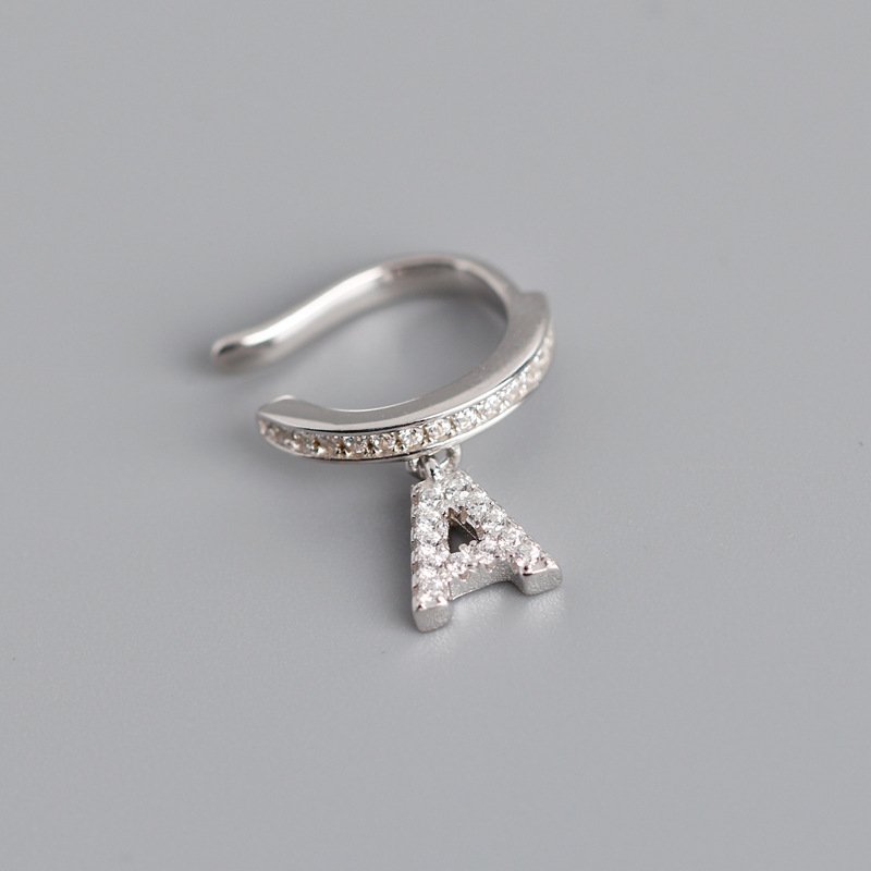 Powell Fine Earring Women Accessories Jewelry Zircon Paved S925 Sterling Silver Ear Cuff Earrings