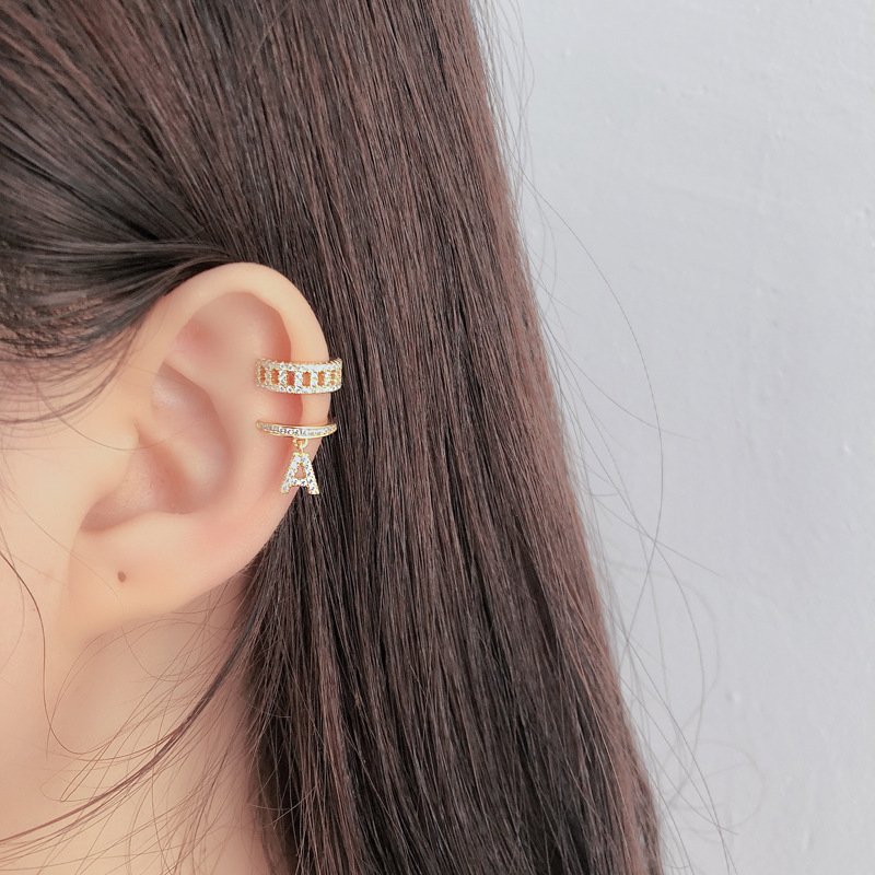 Powell Fine Earring Women Accessories Jewelry Zircon Paved S925 Sterling Silver Ear Cuff Earrings