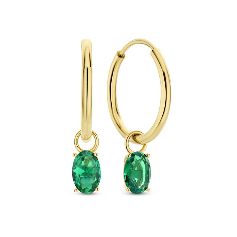 S925 Sterling Silver INS Smooth Face Earrings With Diamond Earrings Hot Selling Exaggerated Earrings Silver Jewelry