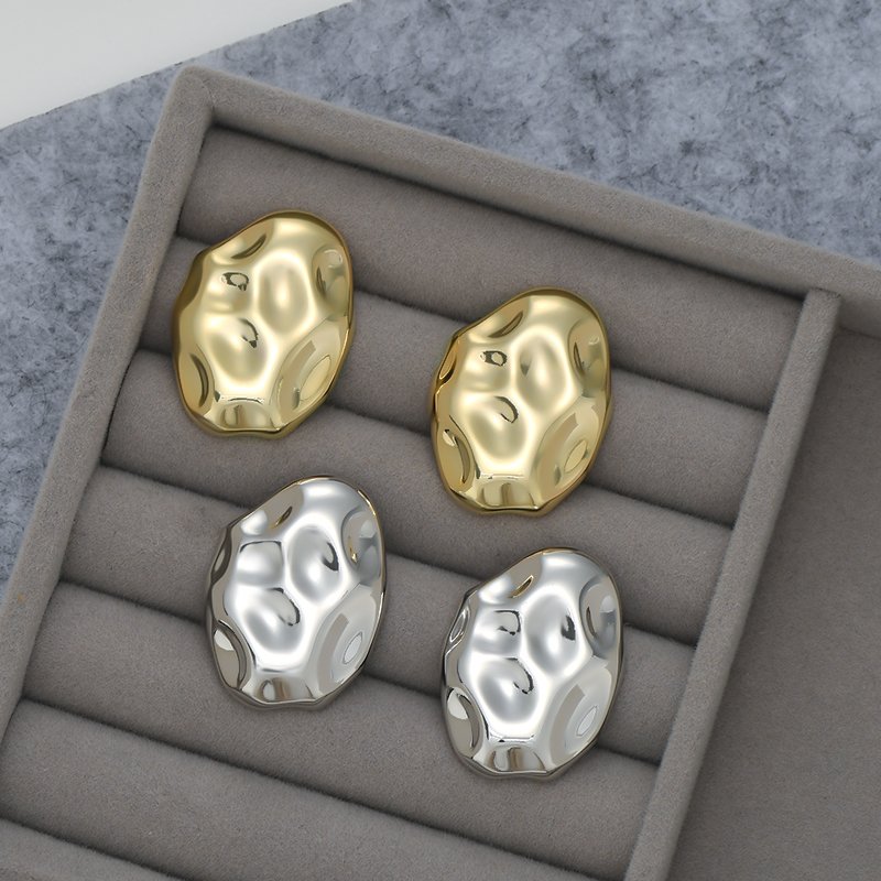 ED897547 S925 silver needle niche design, European and American style earrings, personalized earrings