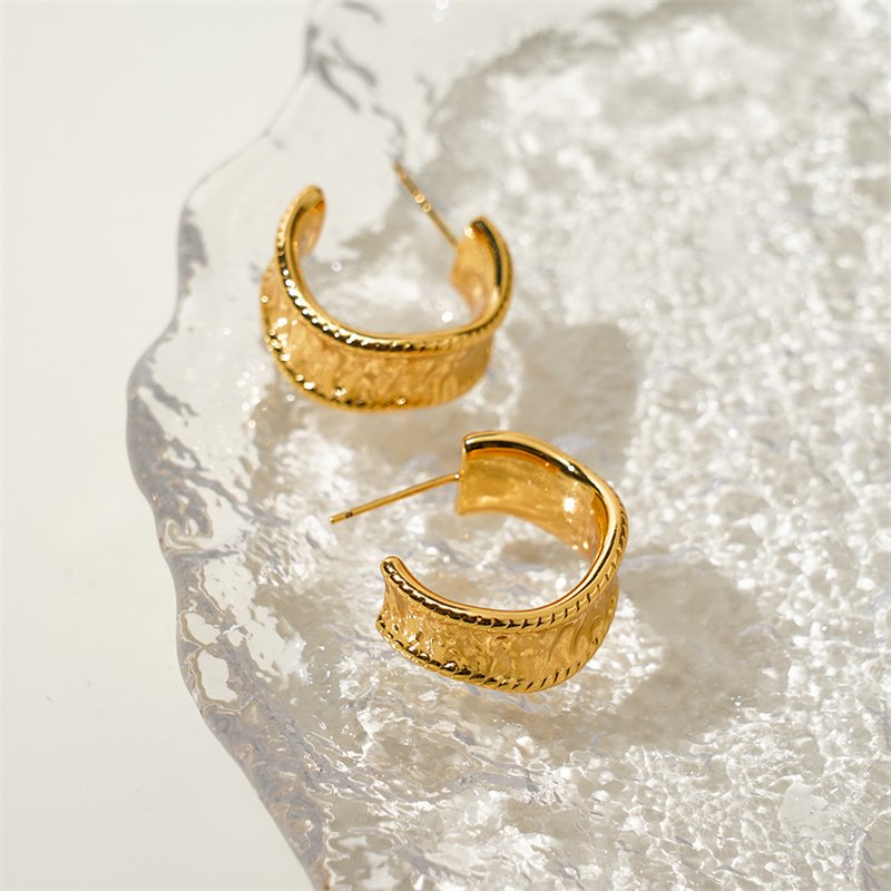 Goreal 034 Luxury Designer Unisex Stud Earrings Trendy Stainless Steel with Custom Logo Free Sample Included Fashion