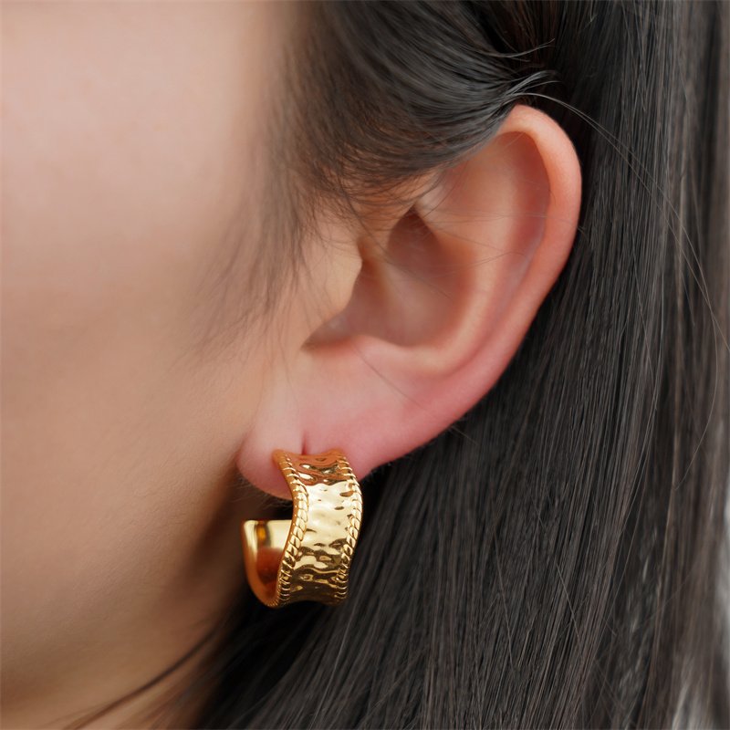 Goreal 034 Luxury Designer Unisex Stud Earrings Trendy Stainless Steel with Custom Logo Free Sample Included Fashion
