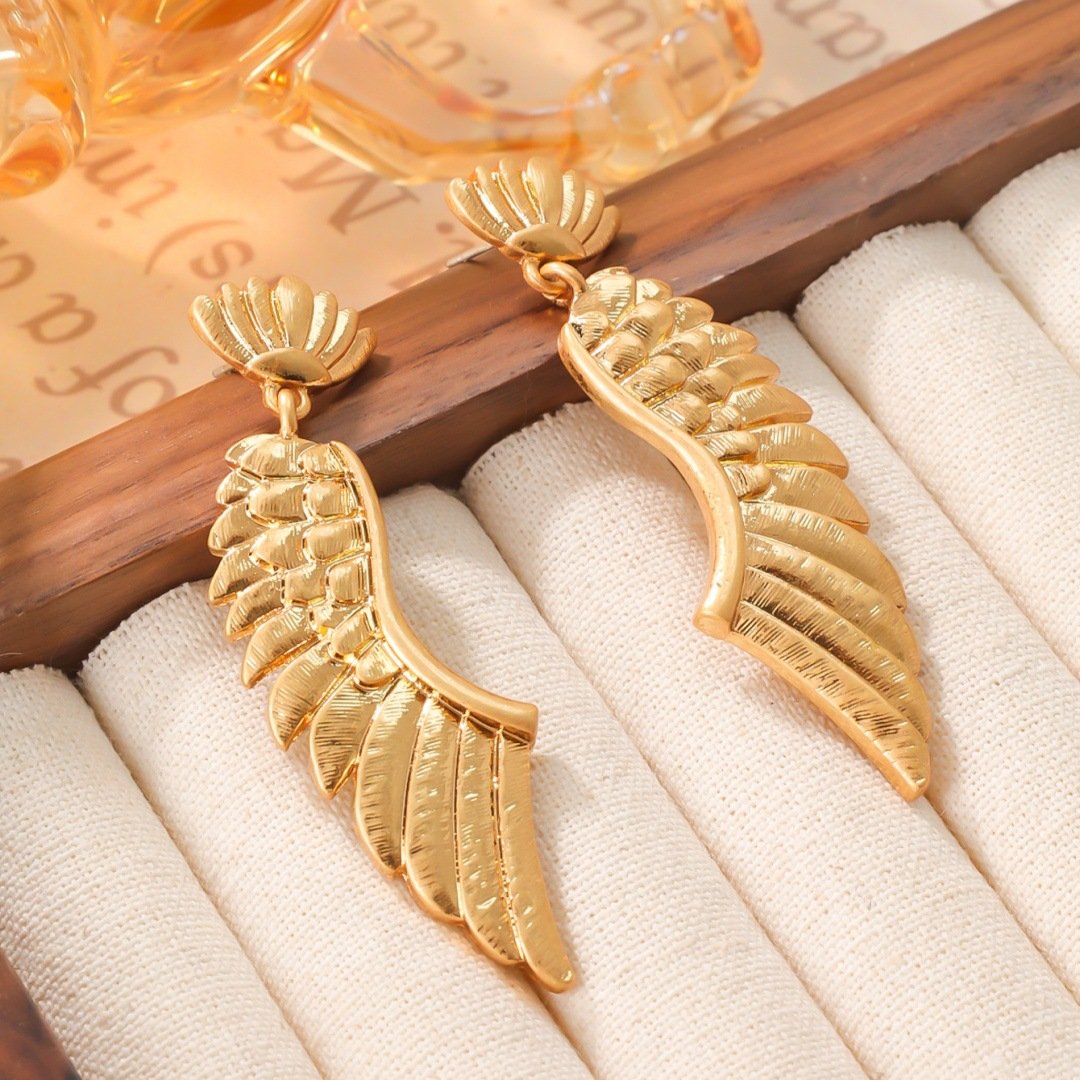 Stainless Steel Statement Stud Earring Open Hoop Earrings For Women