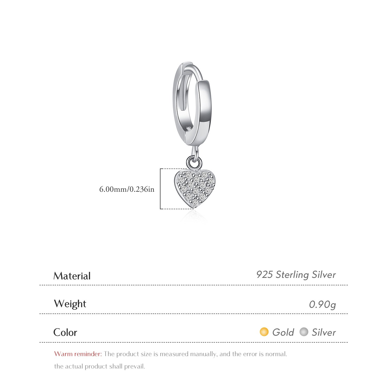 Exquisite 925 Sterling Silver Stars Punk Ear Cuff For Women Fashion Gold Color Clip Earrings Charming Fine Jewelry