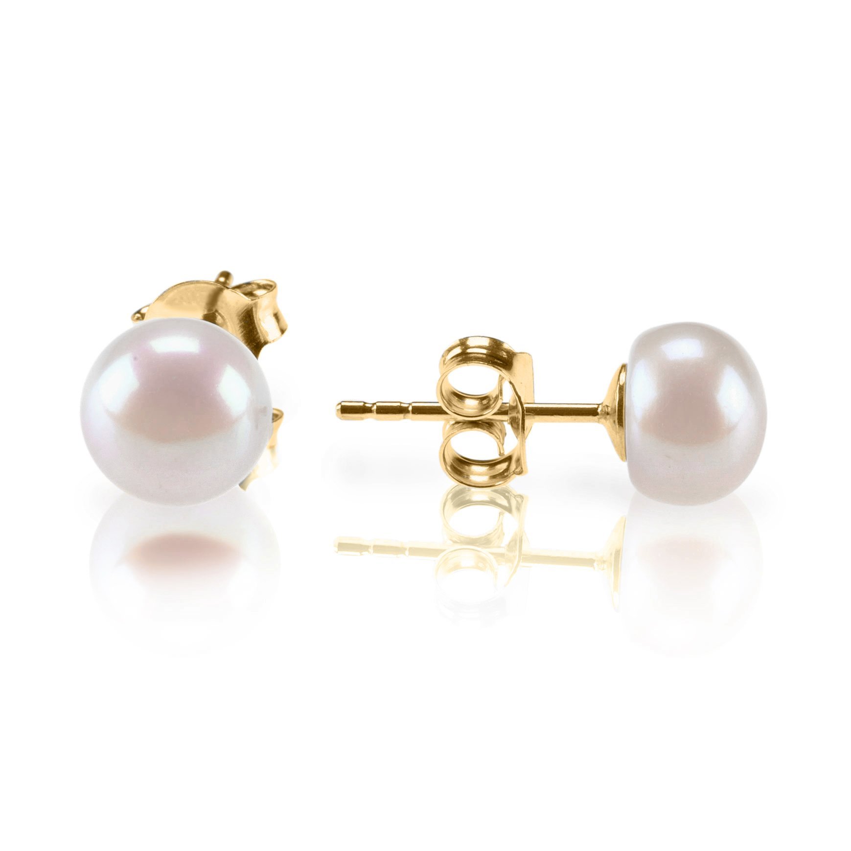 Fashion Earrings Sterling Silver Vintage Wedding Womens Silver Pearl Earrings Small Pearl Stud Earrings For Women