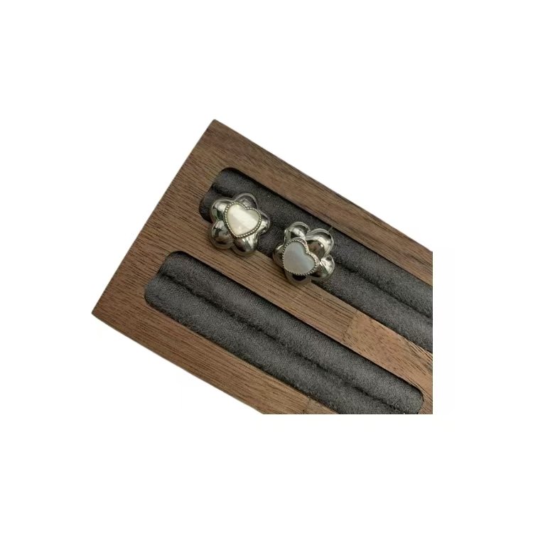 Factory Direct Silver Earrings Geometric Irregularity Earrings Waterproof Jewelry Earrings