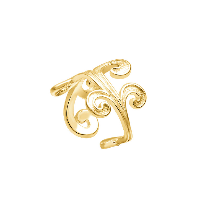 925 Sterling Silver Ear Cuff Vine Design Non-Piercing Earrings Fine Jewelry for Women