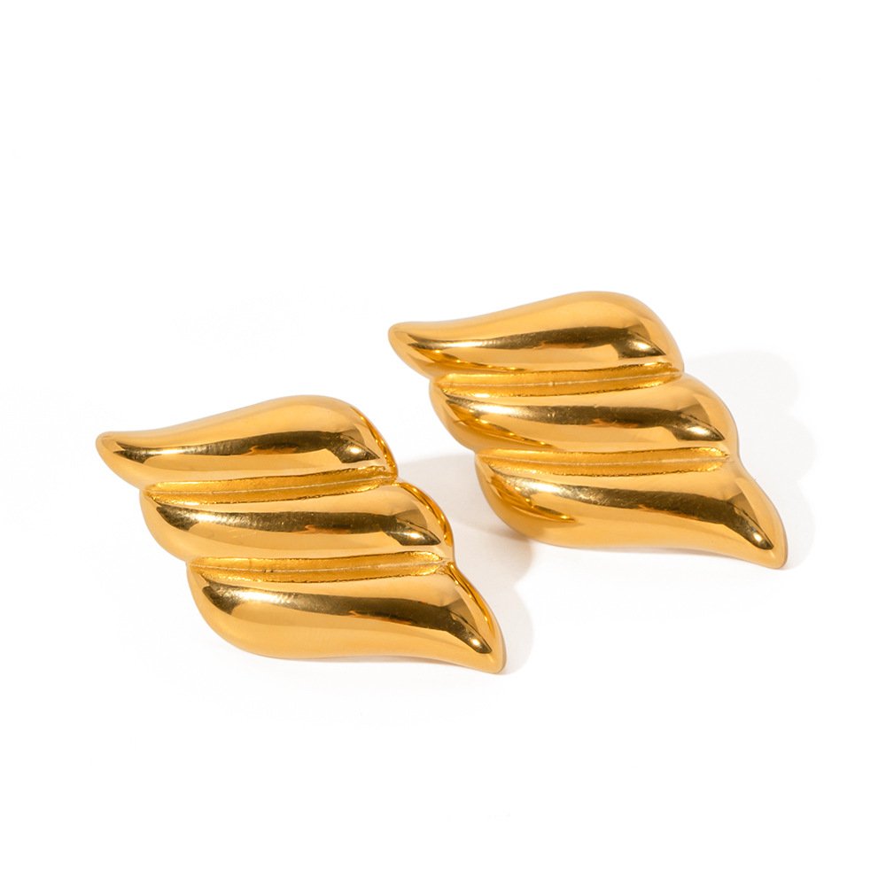 Stud Earrings for Women Personalized Jewelry Stainless Steel Earrings Fashion Earrings Pendientes de moda 2023 Brincos femininos