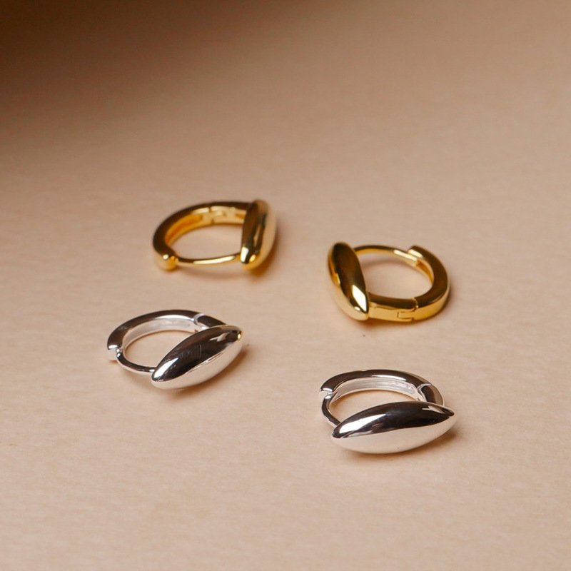 New Arrivals Cute Earing Silver Wholesale Designer Inspired Earrings Hoop Earrings