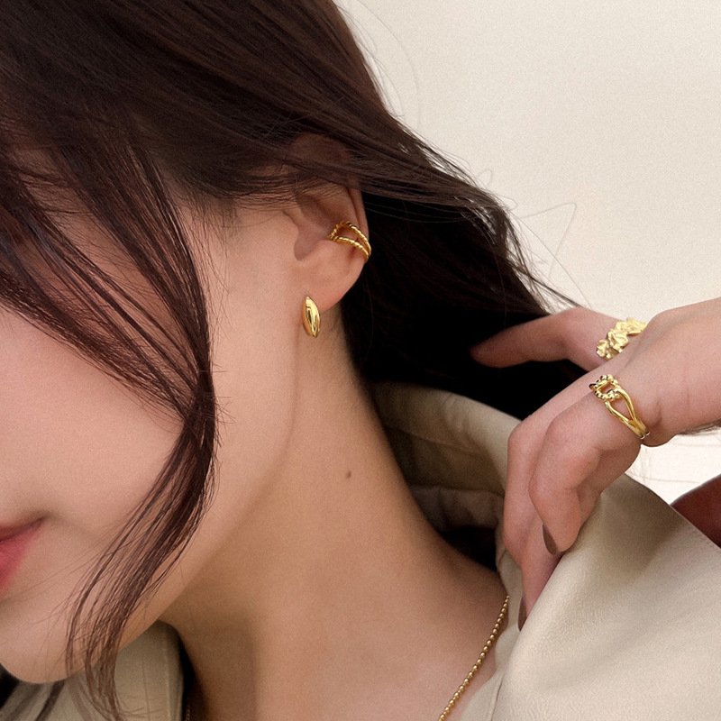 New Arrivals Cute Earing Silver Wholesale Designer Inspired Earrings Hoop Earrings