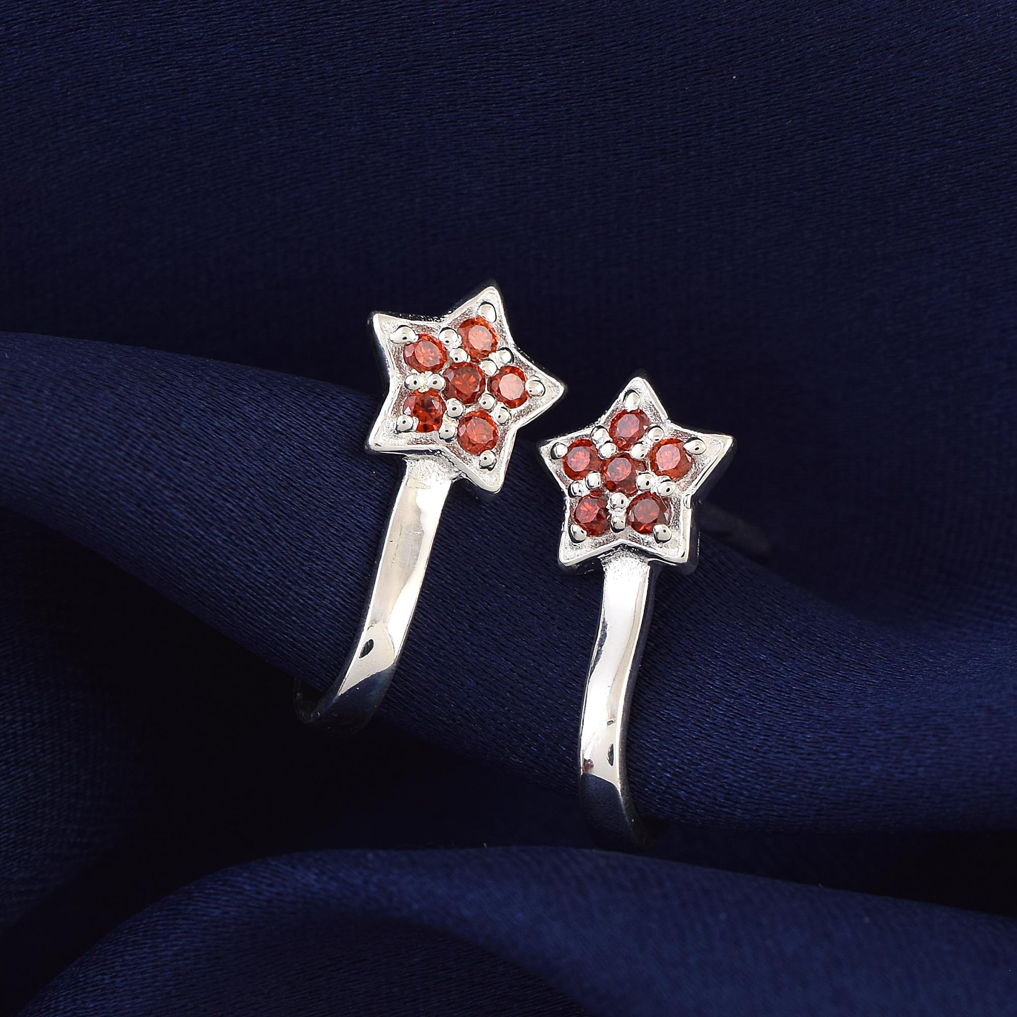Top Selling Minimalist Star Charm Cuff Links 925 Sterling Silver Studs Good Quality Carnelian Gemstone Earrings Fine Jewelry