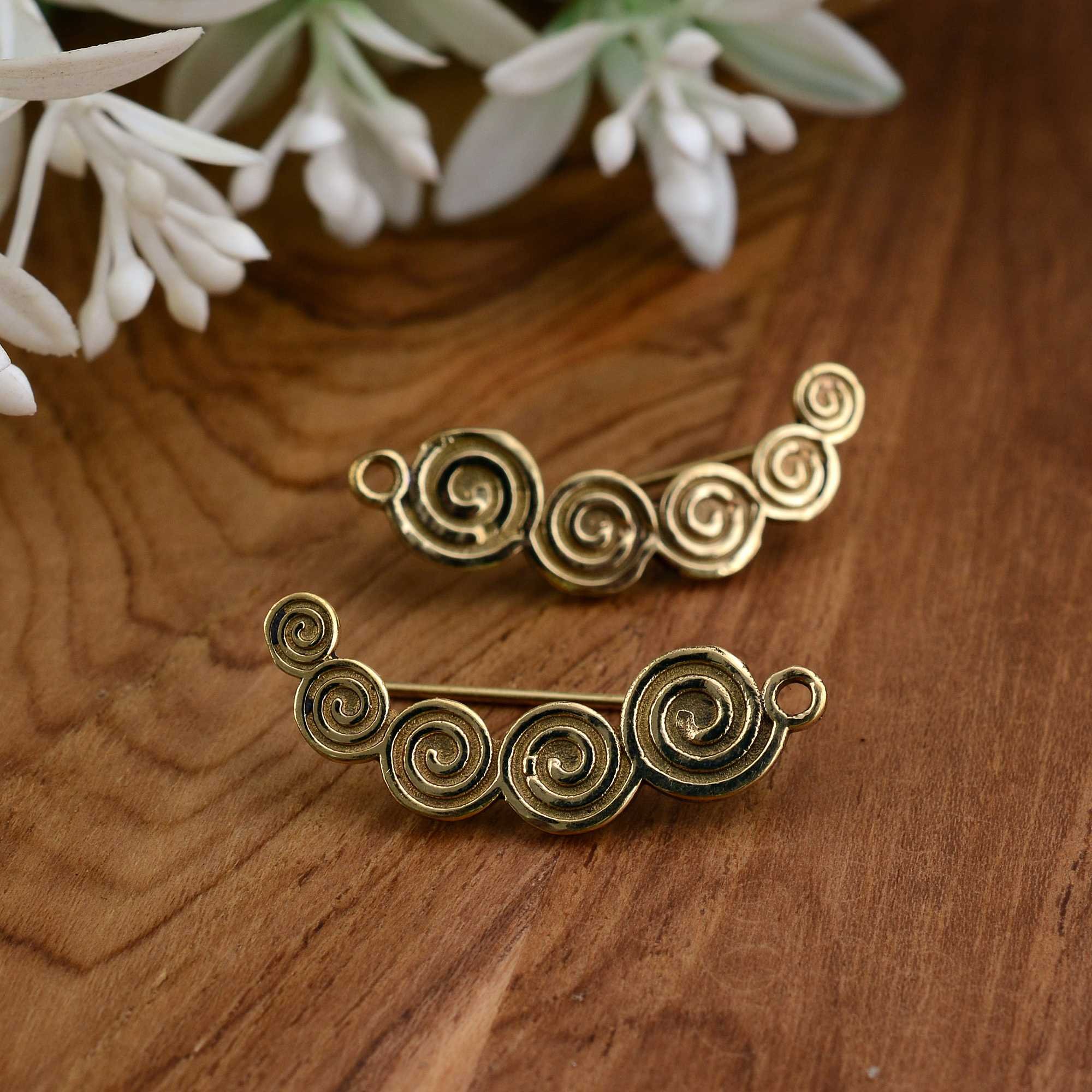 Wholesale Women Ear Climber Gold Plated Trendy Jewelry Popular Boho Curved Ear Climber Earring