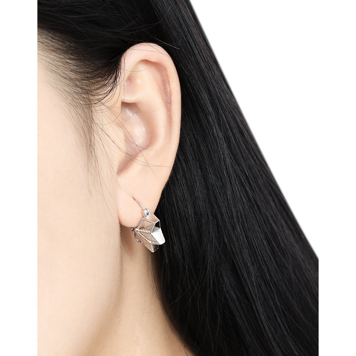 Promotion High Quality 925 Sterling Silver Maple Leaves Fine Piercing Cuff Earrings Jewelry For Women