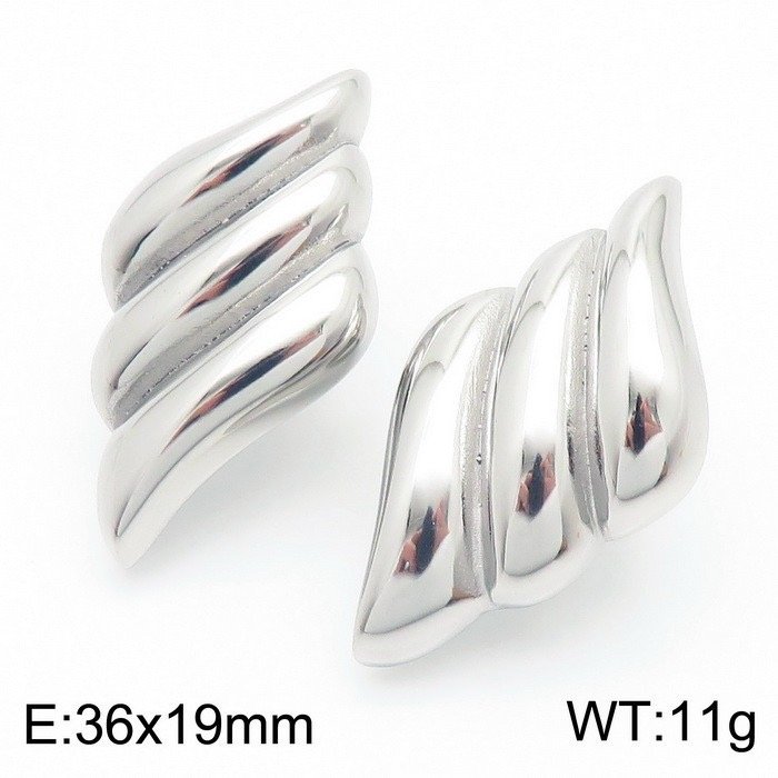 Cross border niche design angel wing earrings light luxury trendy daily temperament earrings new style