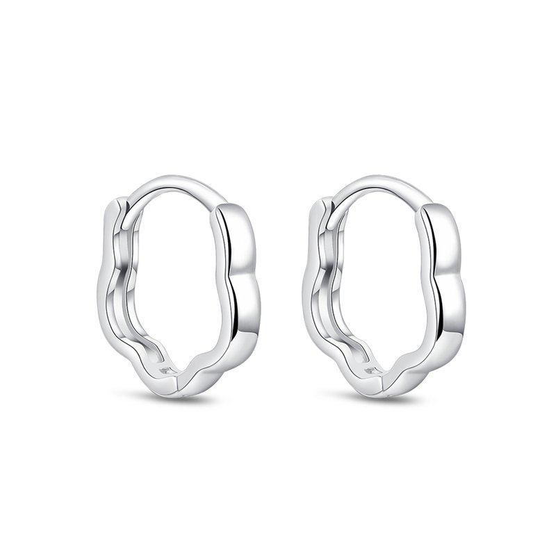 New 925 Sterling Silver Simple Solid Color Original Design Classical Stud Earrings Women Girls Fine Jewelry Wholesale Customized