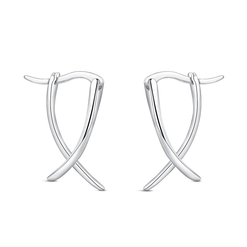 New 925 Sterling Silver Simple Solid Color Original Design Classical Stud Earrings Women Girls Fine Jewelry Wholesale Customized