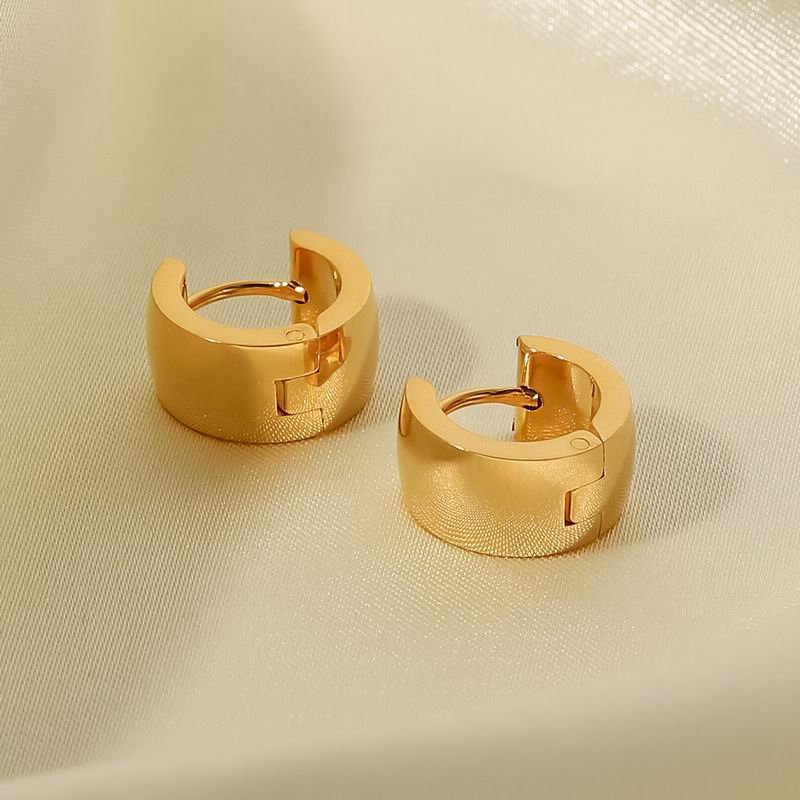 new design jewellery High quality cuff earrings stainless steel earring hoop earring for women