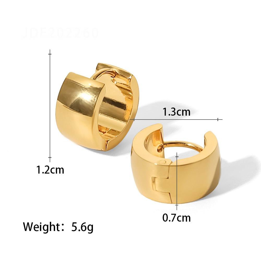 new design jewellery High quality cuff earrings stainless steel earring hoop earring for women