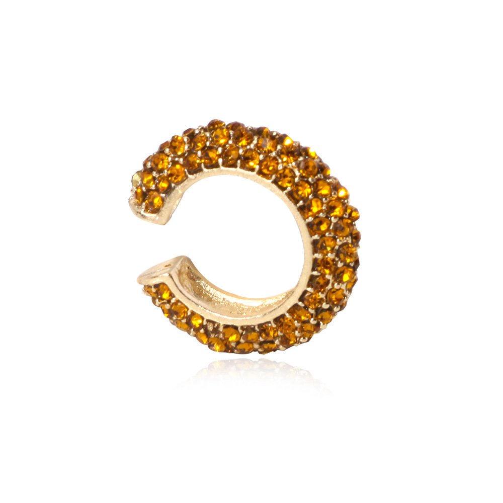Non Pierced Gold Cuff Earring Women 18K Gold Plated No Piercing Ear Hole Cuff Clip On Earrings