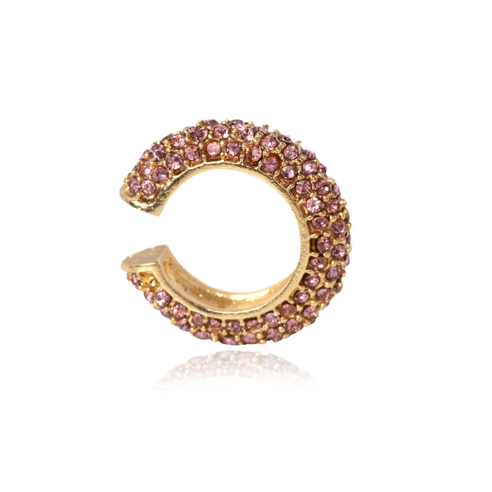 Non Pierced Gold Cuff Earring Women 18K Gold Plated No Piercing Ear Hole Cuff Clip On Earrings