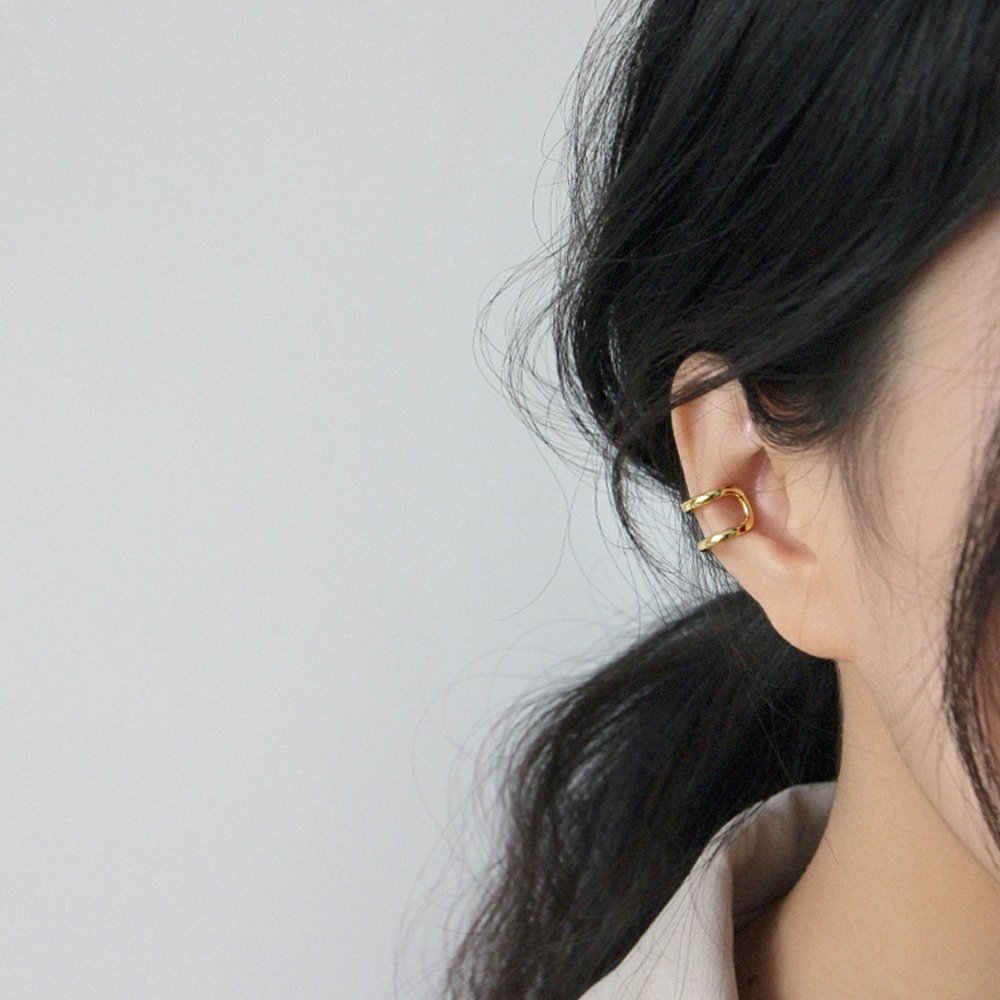Latest New Model 925 Sterling Silver Jewelry 18k Gold Plated Bohemia Ear Cuff Earrings For Women
