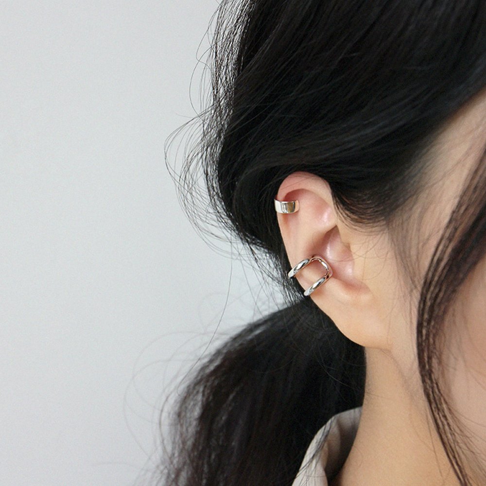 Latest New Model 925 Sterling Silver Jewelry 18k Gold Plated Bohemia Ear Cuff Earrings For Women