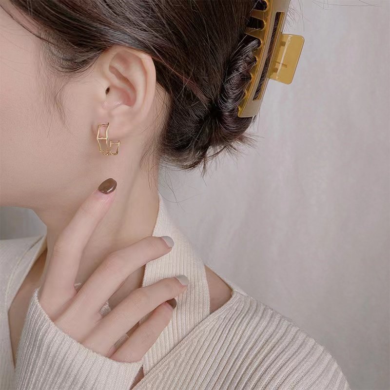 fashion jewelry woman stud earrings 925 sterling silver