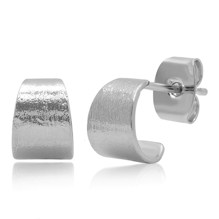 Hot selling 925 sterling silver cuff hoop 18kt gold over sterling silver hoop earrings