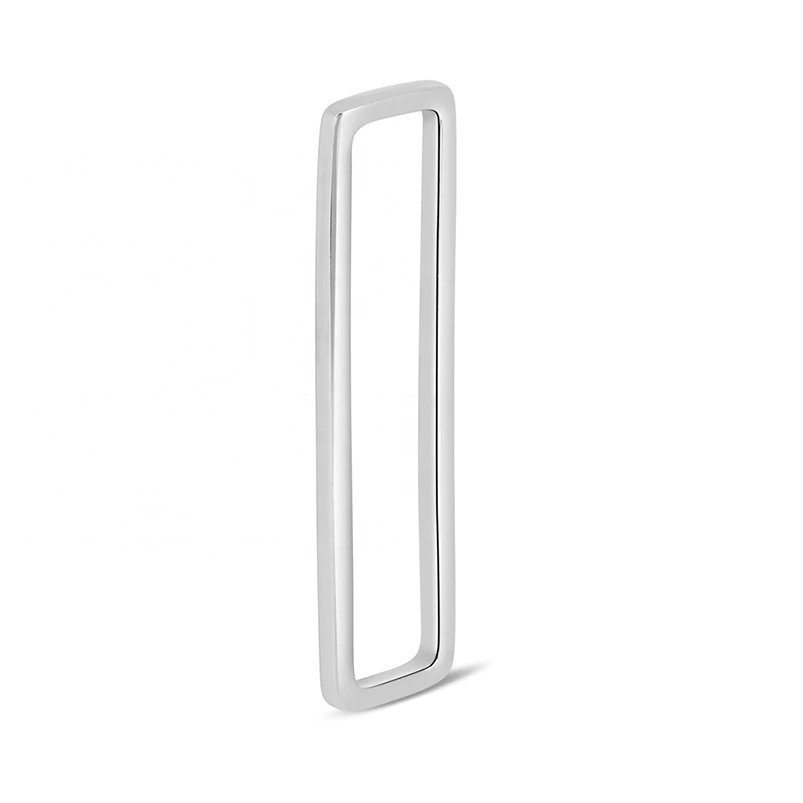 Gemnel Silver jewelry 925 bridal design long bar ear cuff hook earrings