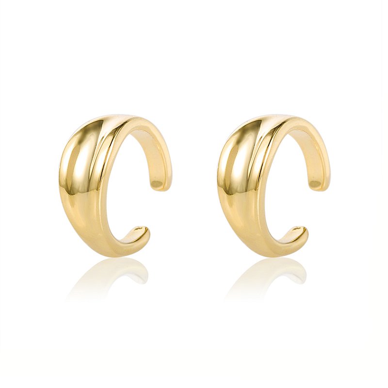 Wholesale minimalist bead sterling silver handmade ear cuff earrings