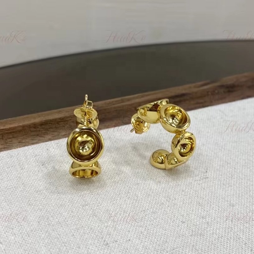 fine jewelry minimalist to unisex creole edgy earrings wholesale bulk y2k earrings classic vintage fashion jewelry stud earrings