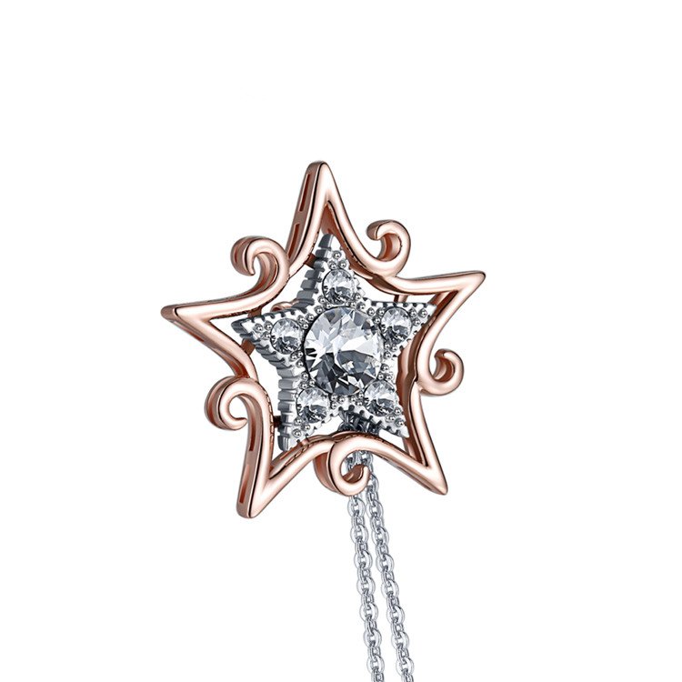 Direct sale of spot goods 925 silver Earrings Reusable Rose Gold Plated Drop Earrings for lady gift