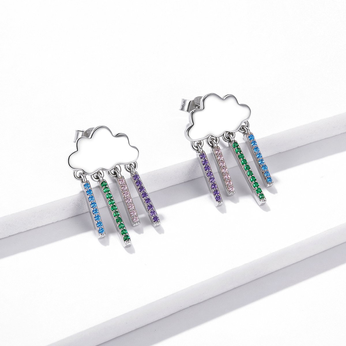 925 Sterling Silver Drop Earrings for Women Fashion Designer Jewelry