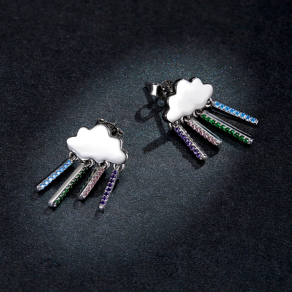 925 Sterling Silver Drop Earrings for Women Fashion Designer Jewelry