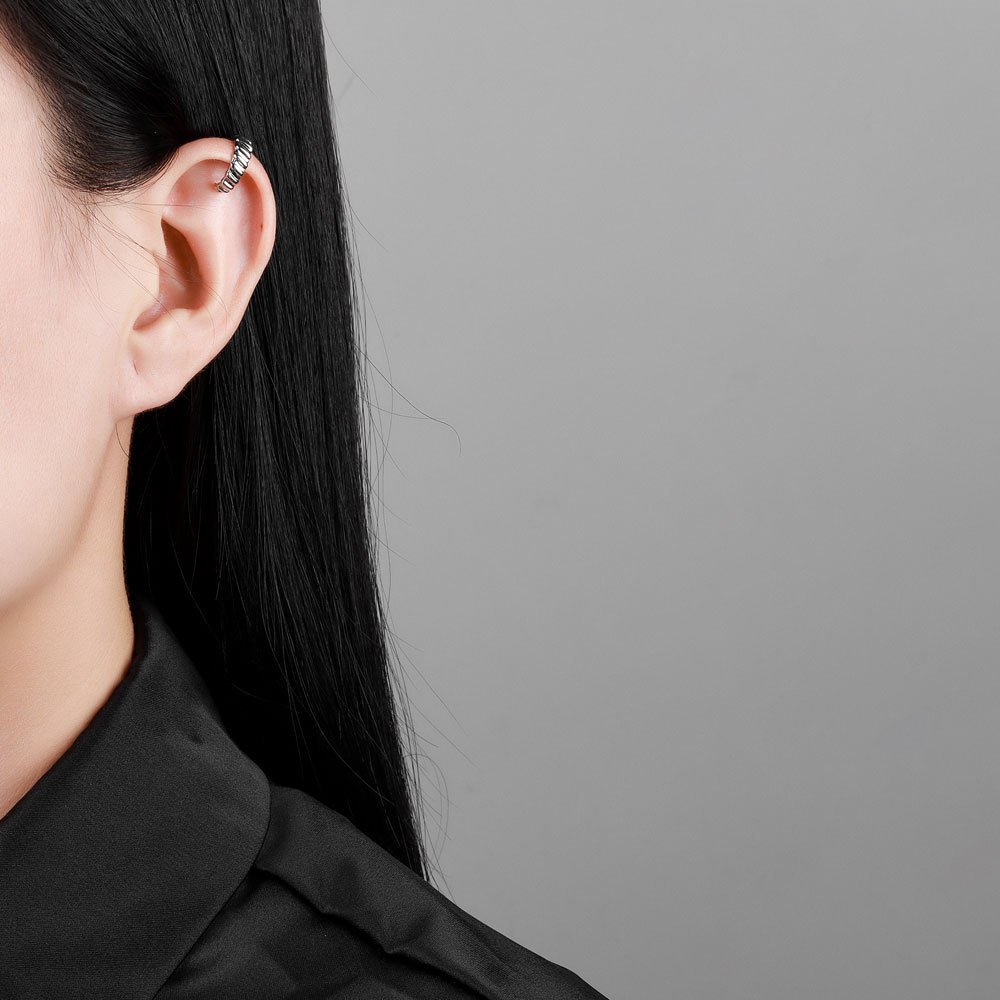Vintage Fashion Jewelry Ear Cuff Clip On Stud Drop Earrings Non-Piercing Bone C-shaped Without Puncture Minimalist Earrings