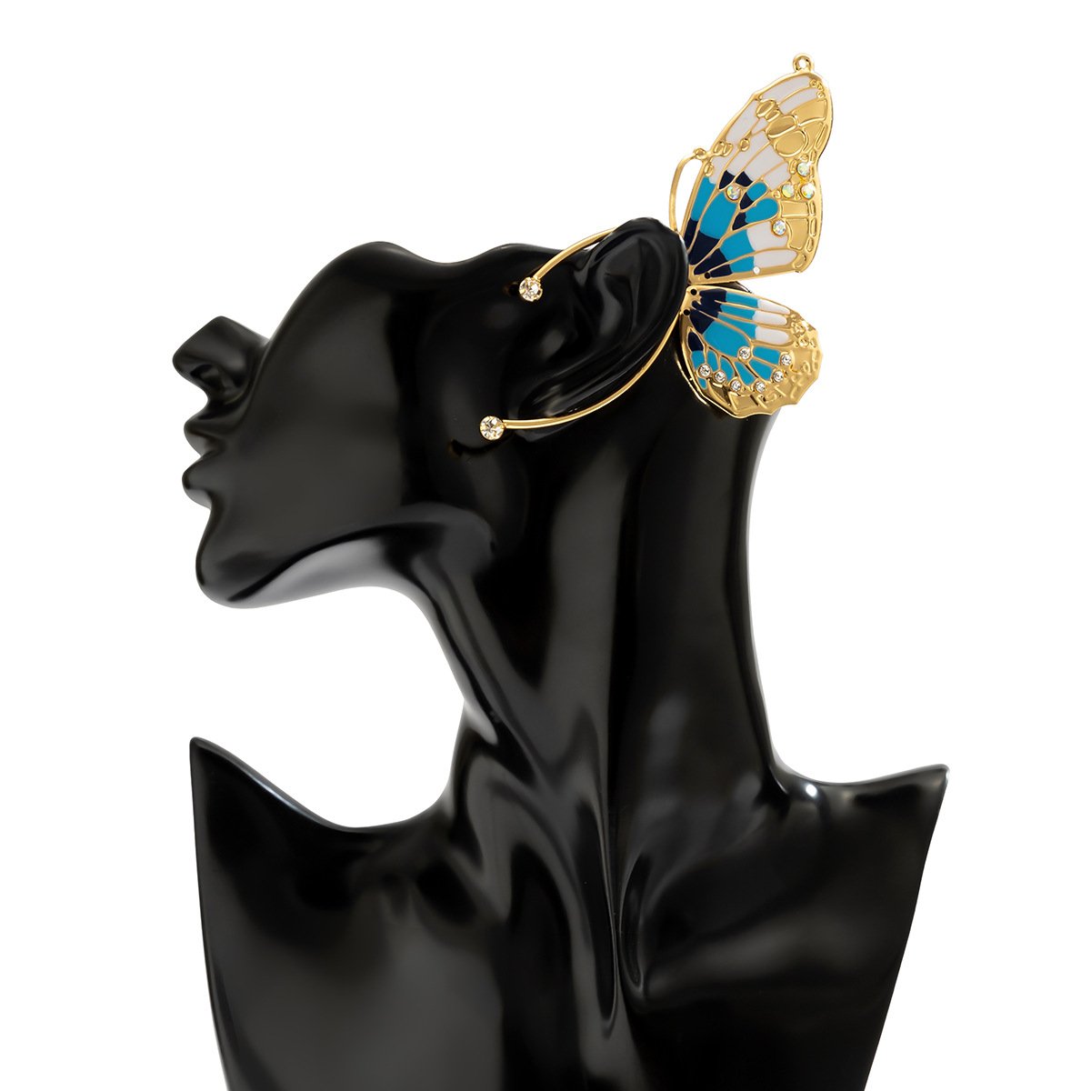 Fashion Ear Cuffs for Women Handmade Elf Fairy Earrings Cuff Wrap Clip-on Filigree Earrings for Fantasy Halloween Costume