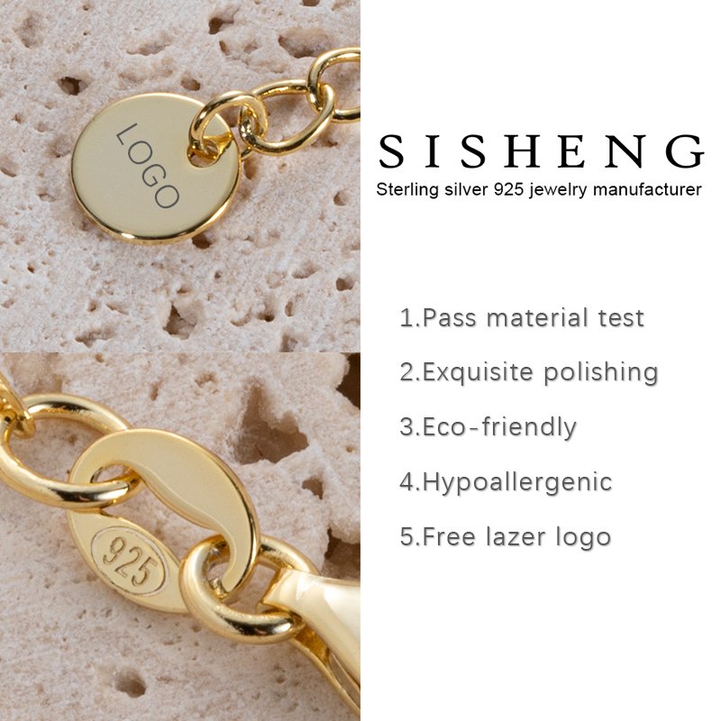 Jewelry 925 Sterling Silver Women 14K 18K Gold Plated Triple Bezel Zircon Stone Oval Hoop Earrings